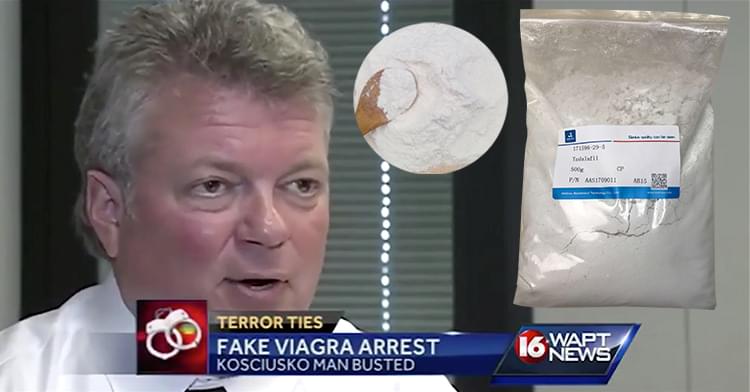 fake viagra on TV