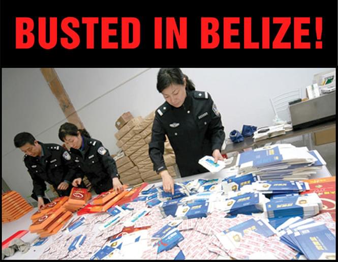 busted in Belize
